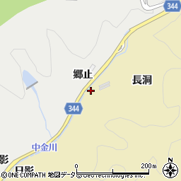 愛知県豊田市城見町（長洞）周辺の地図