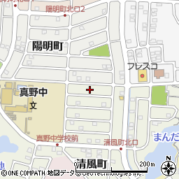 滋賀県大津市清風町23周辺の地図