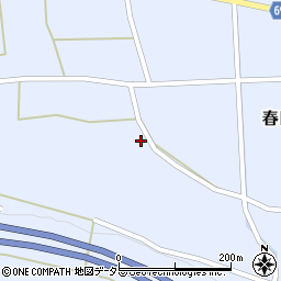 兵庫県丹波市春日町中山139周辺の地図