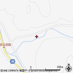 島根県雲南市掛合町波多451周辺の地図