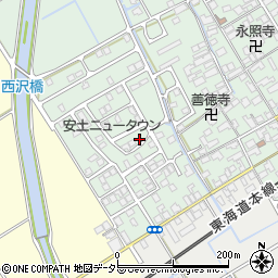 滋賀県近江八幡市安土町常楽寺1070-2周辺の地図