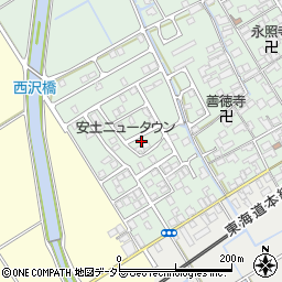 滋賀県近江八幡市安土町常楽寺1070-52周辺の地図