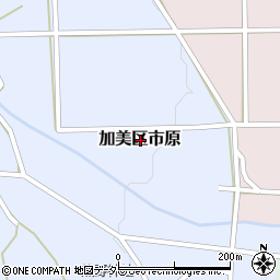 兵庫県多可郡多可町加美区市原周辺の地図
