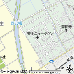 滋賀県近江八幡市安土町常楽寺930-31周辺の地図