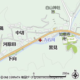 愛知県豊田市力石町中切247周辺の地図