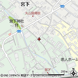 静岡県富士市宮下326周辺の地図