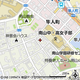 愛知県名古屋市昭和区南山町3周辺の地図