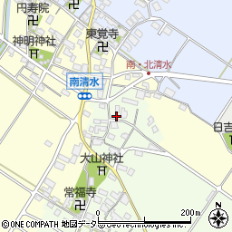 滋賀県東近江市大清水町203周辺の地図