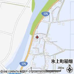 兵庫県丹波市氷上町稲畑710周辺の地図
