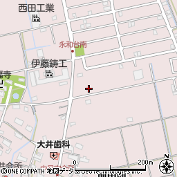 愛知県愛西市大井町前田面7周辺の地図
