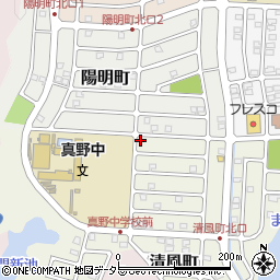 滋賀県大津市清風町23-11周辺の地図
