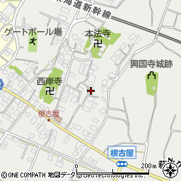 静岡県沼津市根古屋561-3周辺の地図