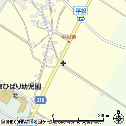 滋賀県東近江市平松町1376周辺の地図