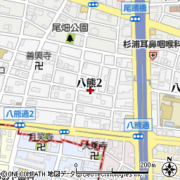 愛知県名古屋市中川区八熊周辺の地図