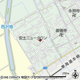 滋賀県近江八幡市安土町常楽寺1070-41周辺の地図
