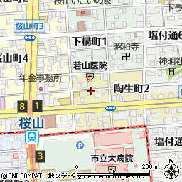 愛知県名古屋市昭和区陶生町1丁目周辺の地図