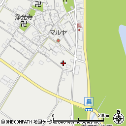 滋賀県東近江市五個荘奥町424周辺の地図