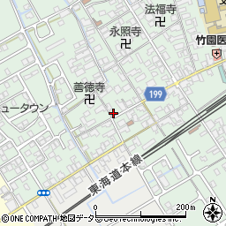 滋賀県近江八幡市安土町常楽寺892周辺の地図