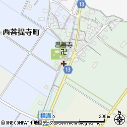 滋賀県東近江市南菩提寺町677周辺の地図