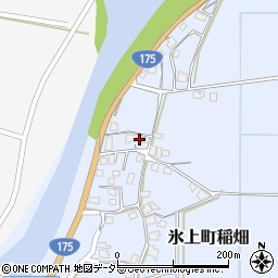 兵庫県丹波市氷上町稲畑701周辺の地図