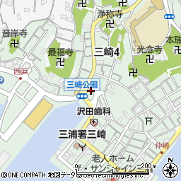 三崎警察署三崎港交番周辺の地図