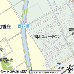 滋賀県近江八幡市安土町常楽寺930-50周辺の地図