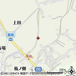 愛知県日進市藤島町周辺の地図