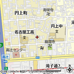 愛知県名古屋市昭和区円上町21-26周辺の地図