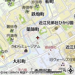 滋賀県近江八幡市大工町15周辺の地図