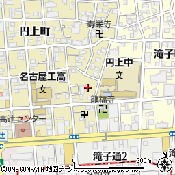 愛知県名古屋市昭和区円上町21-11周辺の地図