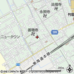 滋賀県近江八幡市安土町常楽寺899周辺の地図