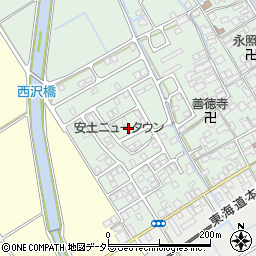 滋賀県近江八幡市安土町常楽寺1070-11周辺の地図