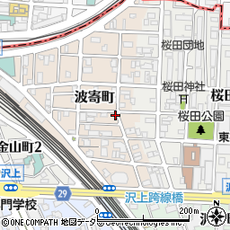 愛知県名古屋市熱田区波寄町12-9周辺の地図