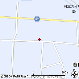 兵庫県丹波市春日町松森353周辺の地図