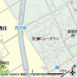 滋賀県近江八幡市安土町常楽寺930-33周辺の地図