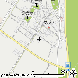滋賀県東近江市五個荘奥町464周辺の地図
