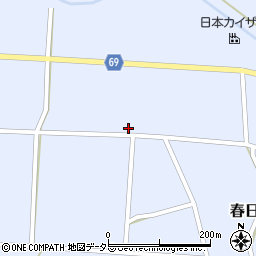 兵庫県丹波市春日町松森354周辺の地図