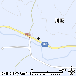 兵庫県丹波篠山市川阪308周辺の地図