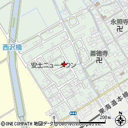 滋賀県近江八幡市安土町常楽寺1070-51周辺の地図