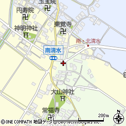 滋賀県東近江市大清水町210周辺の地図