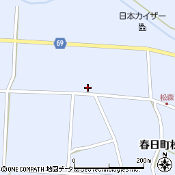 兵庫県丹波市春日町松森286周辺の地図