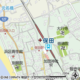 京葉銀行保田支店周辺の地図