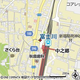 富士川駅周辺の地図