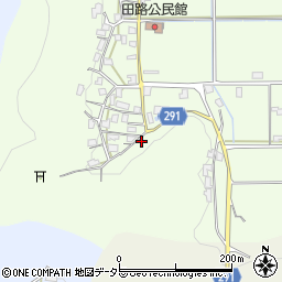 兵庫県丹波市柏原町田路504-1周辺の地図
