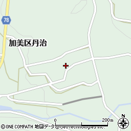 兵庫県多可郡多可町加美区丹治337周辺の地図