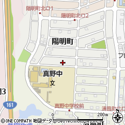 滋賀県大津市陽明町9-5周辺の地図
