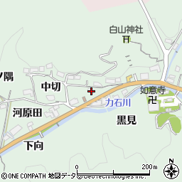 愛知県豊田市力石町中切260-1周辺の地図