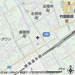 滋賀県近江八幡市安土町常楽寺879周辺の地図
