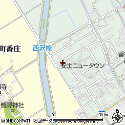 滋賀県近江八幡市安土町常楽寺930-52周辺の地図