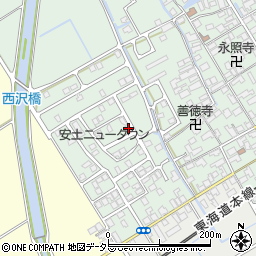 滋賀県近江八幡市安土町常楽寺1070-8周辺の地図